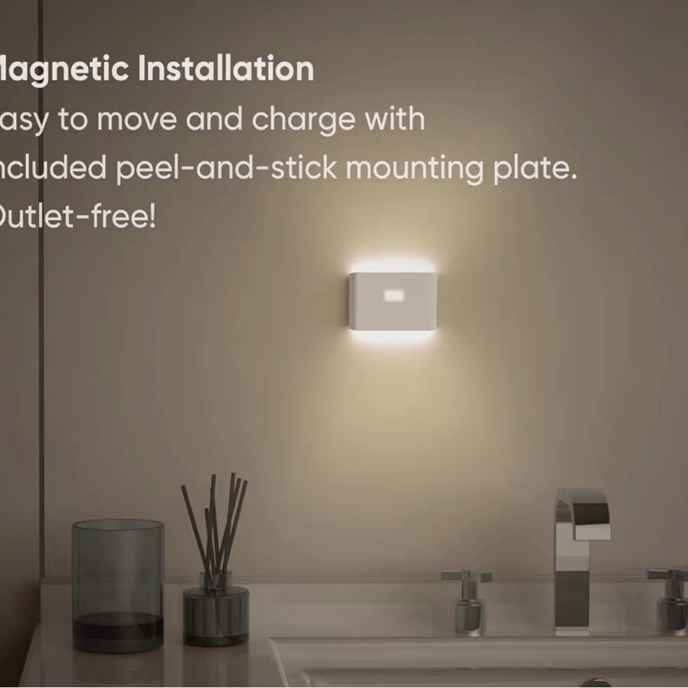 NIB WYZE Rechargeable Motion Sensor Night Lights 3-Pack - Picture 6 of 9